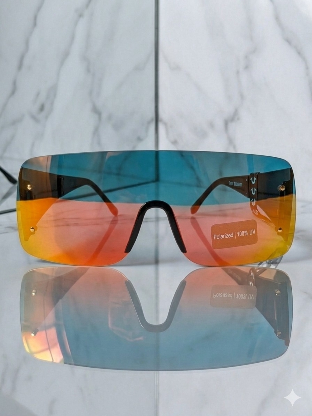 True Religion Orange Shield Lens Sunglasses - Picture 1 of 9